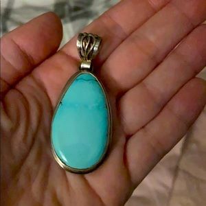 Turquoise necklace pendant